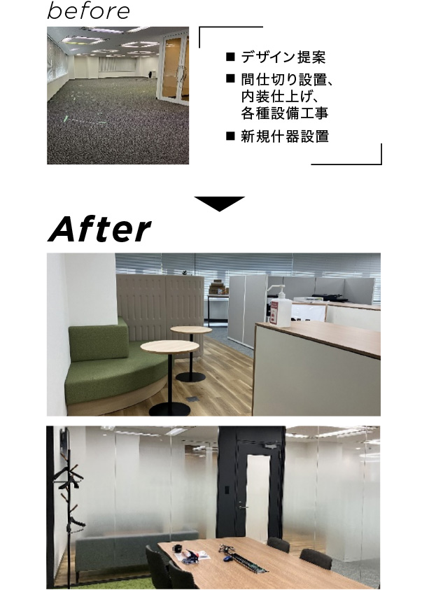 オフィス 入居工事